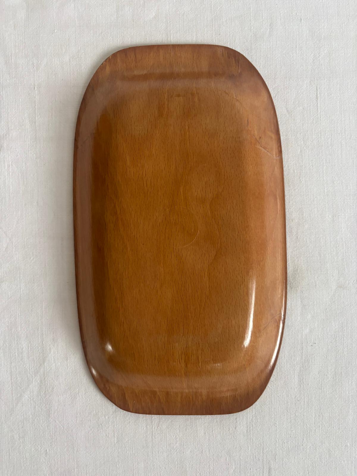 Vintage French Melamine Fish Tray