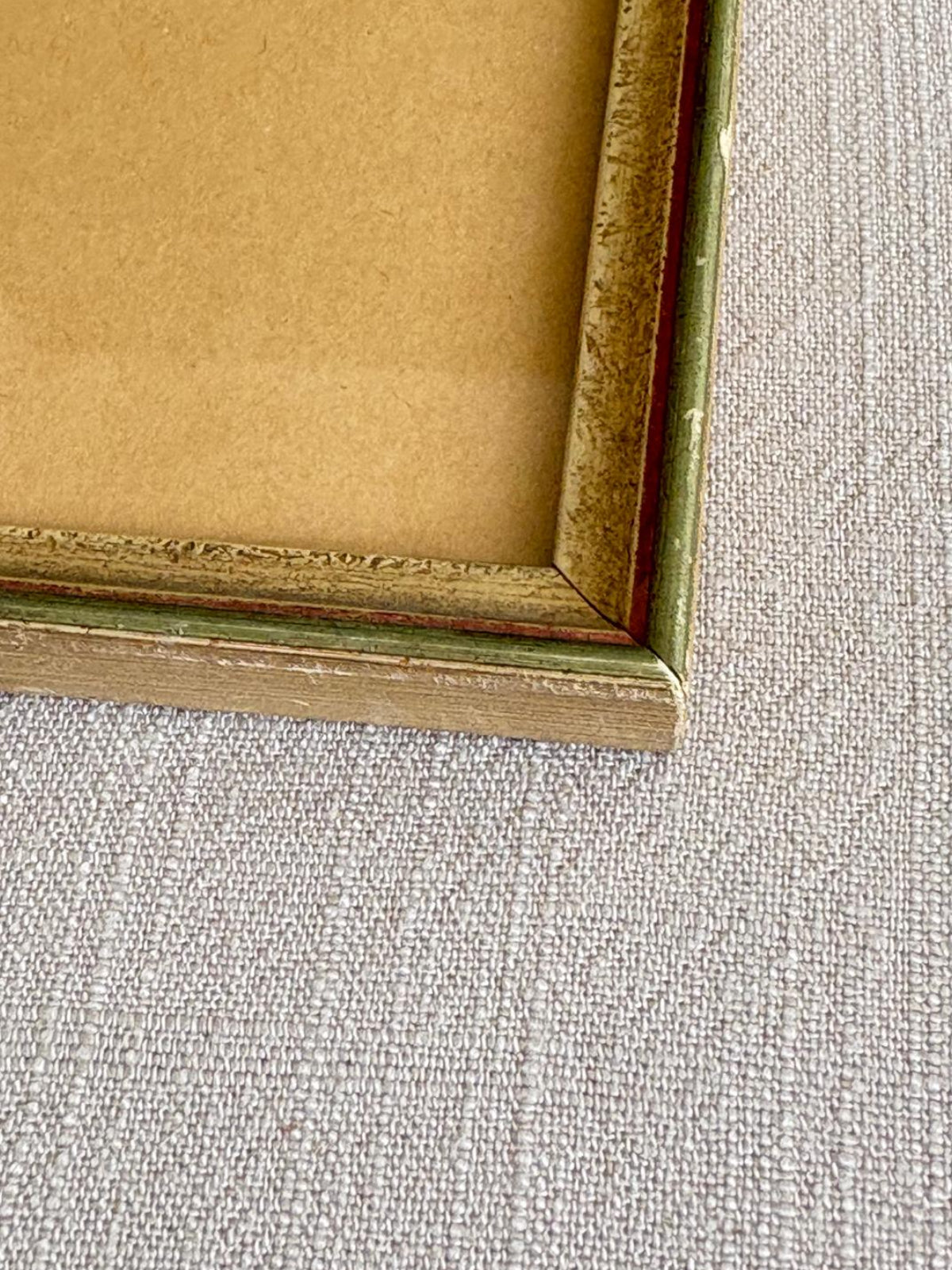 Vintage Framed Hand-Painted Butterfly Study