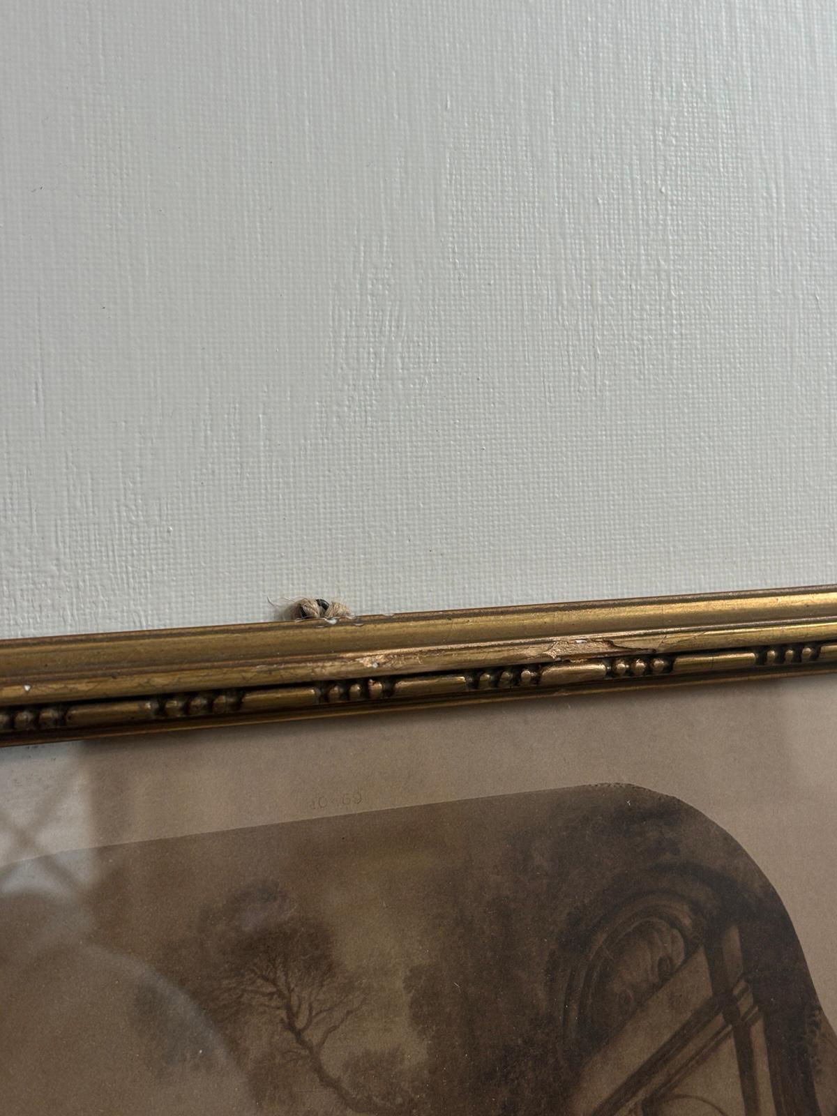 Vintage French Framed Sepia Art Print | L'Innocence After Nicolas Lancret | Braun & Cie - Collector & Curator