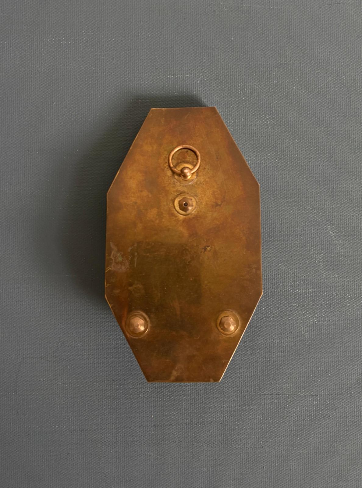 Vintage Saint Thérèse Alabaster Holy Water Font "D"