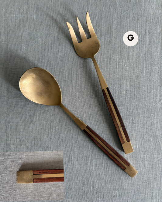 Rosewood Salad Servers - Collector & Curator