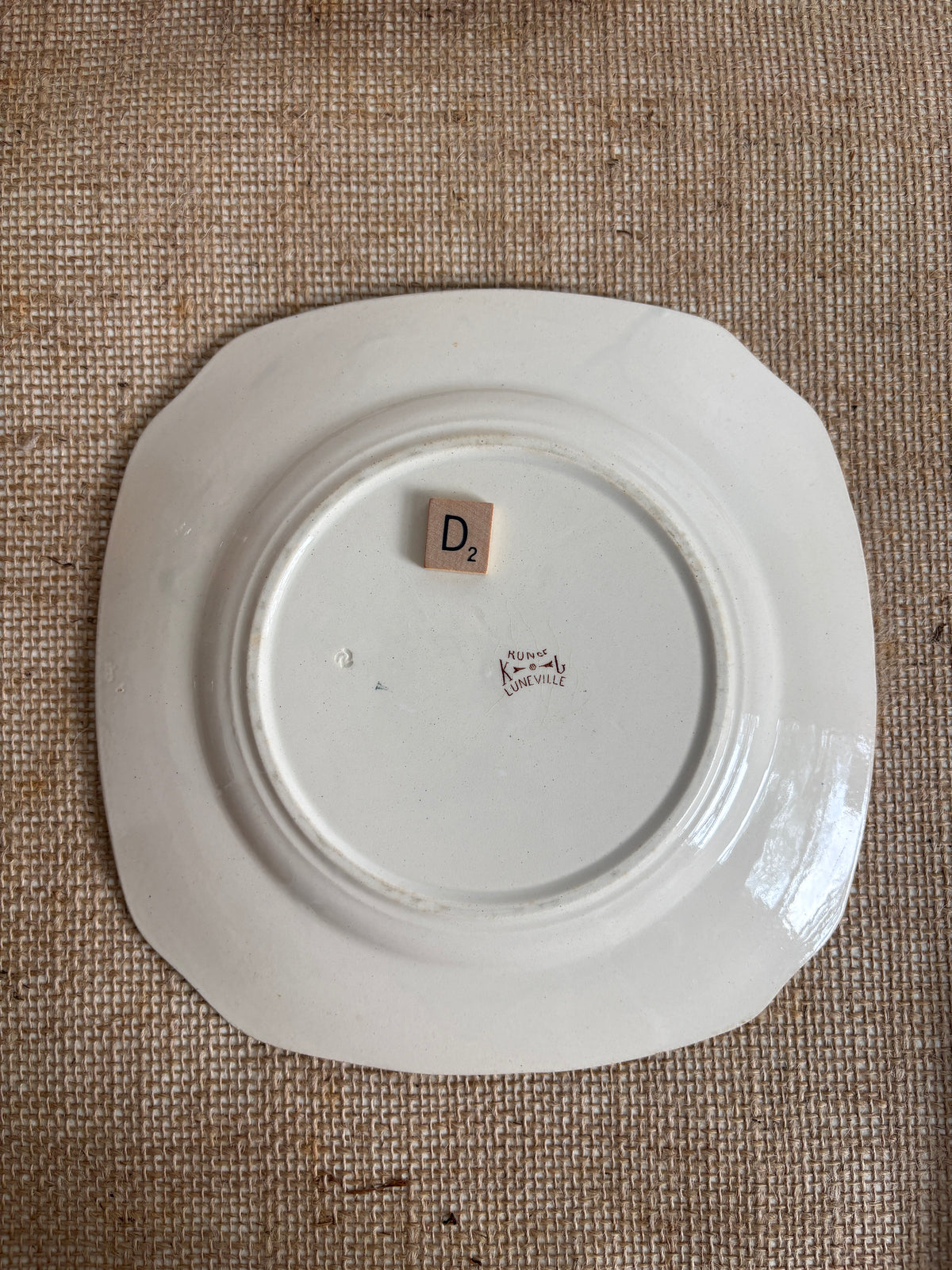 Antique French K&G Lunéville “Ronce” "B" & "D"