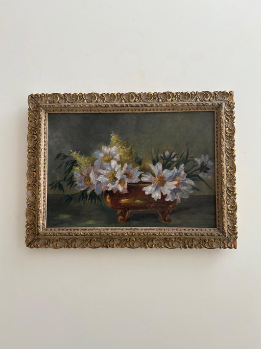 Mimosa & Daisy Still Life