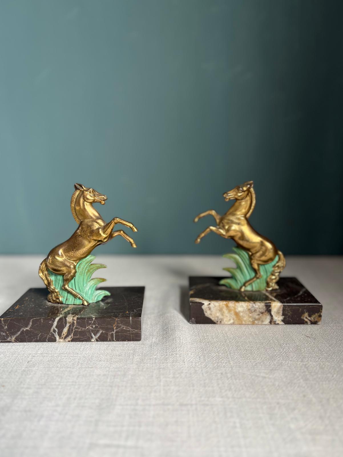 French Art Deco Book ends