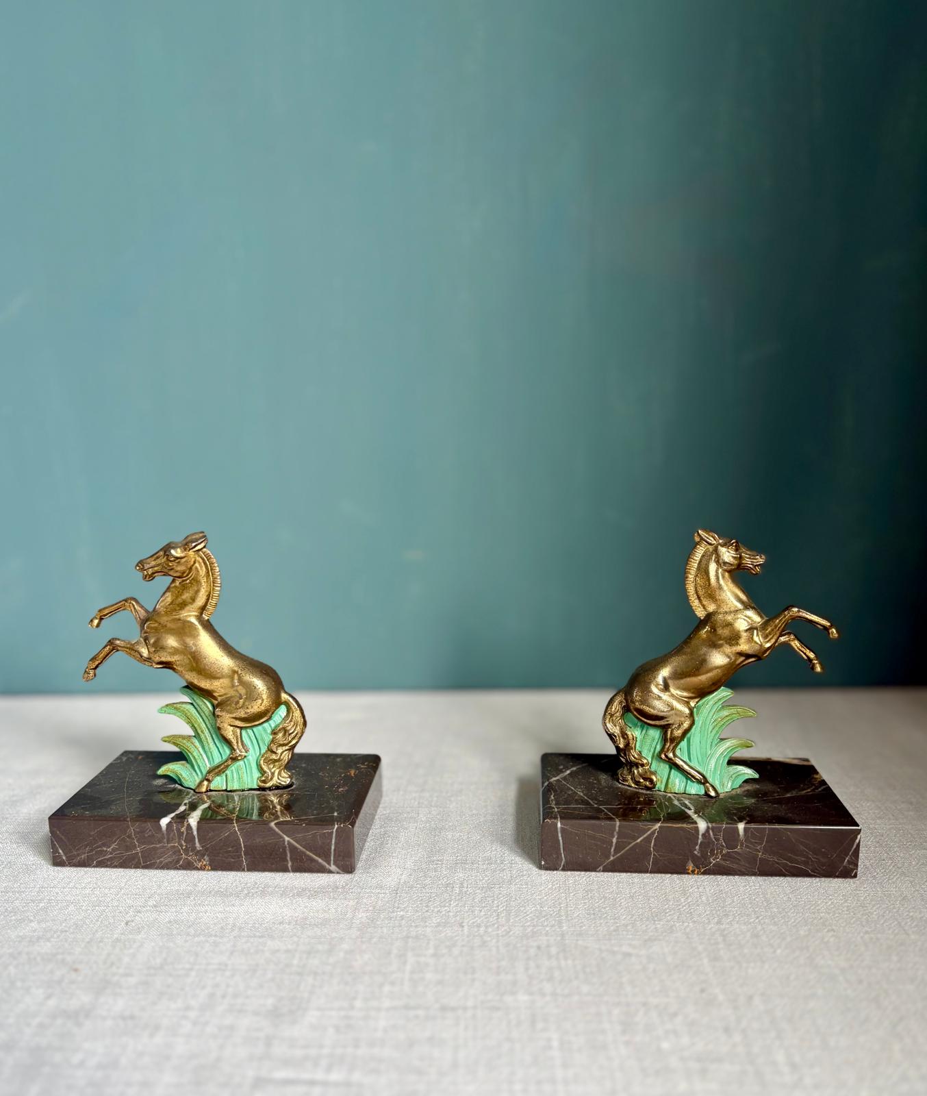 French Art Deco Book ends