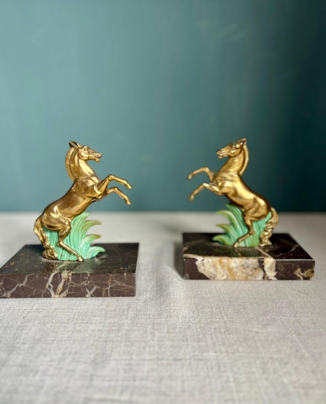 French Art Deco Book ends