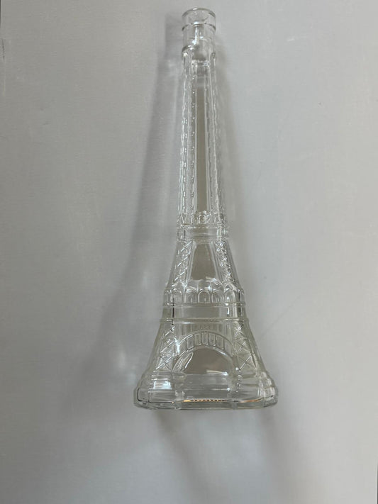Vintage Eiffel Tower Glass Bottle - Collector & Curator