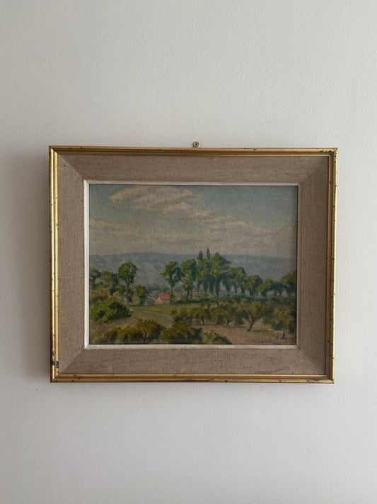 Vue de campagne, Charles Lacaste, 1930s - Collector & Curator