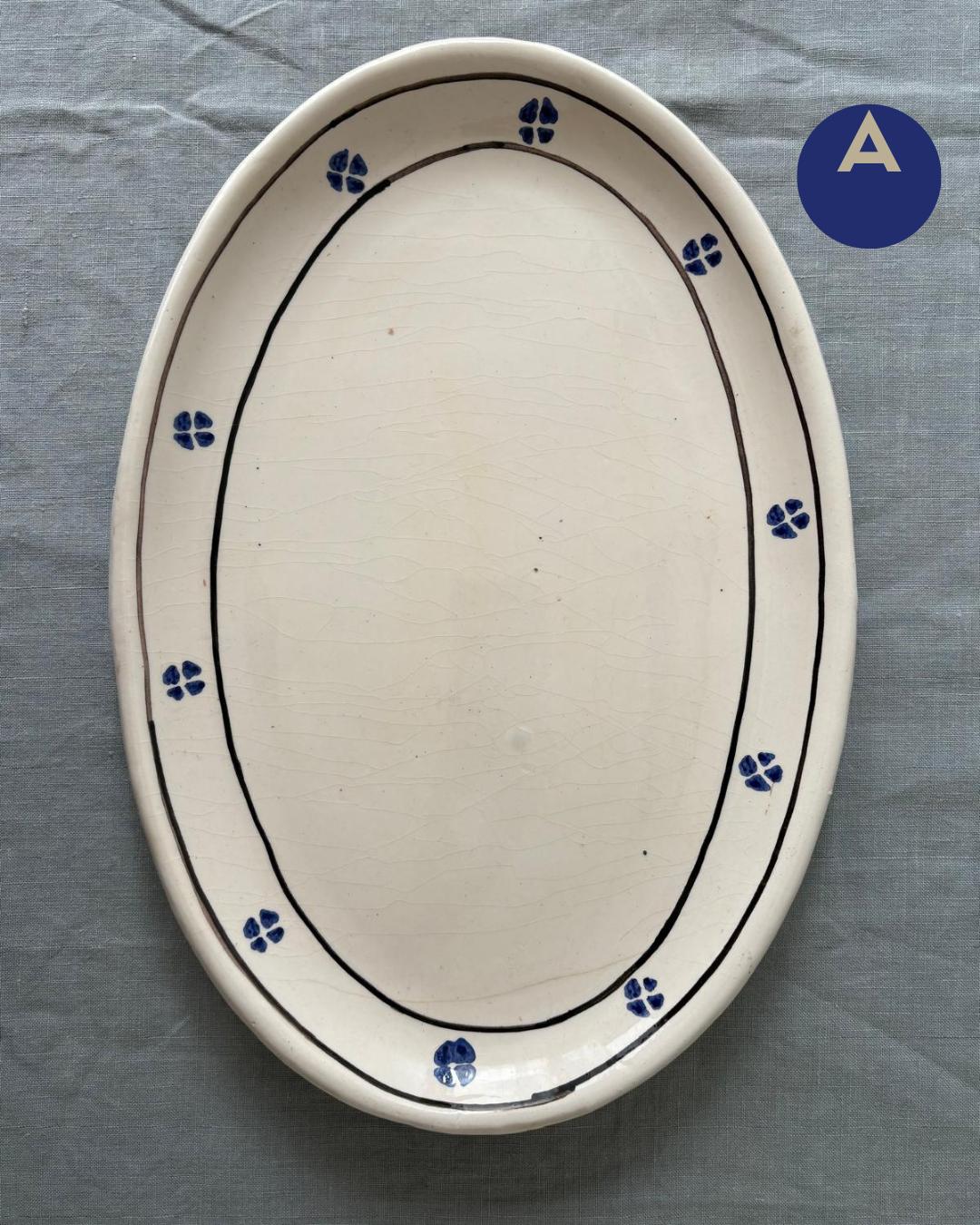 Italian Terracotta Rooster Service Pieces