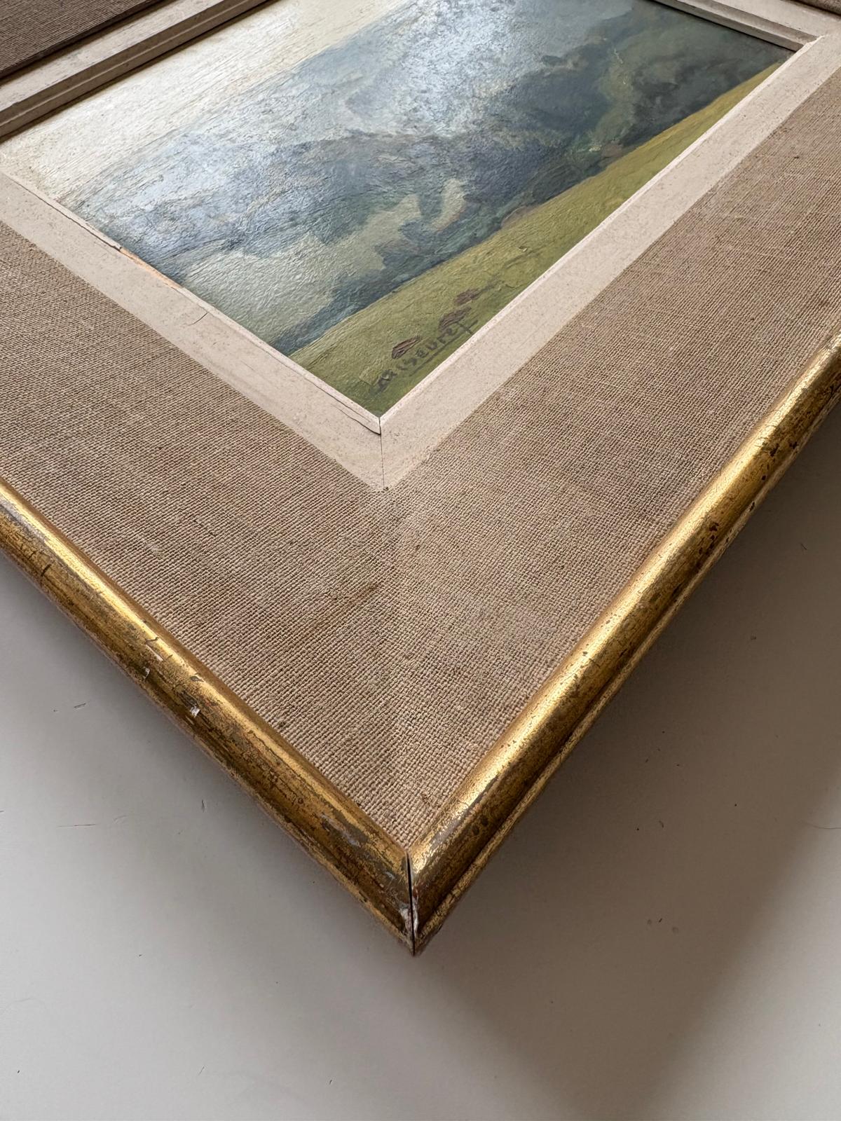 André Beuret Signed Oil on Board Landscape (French School, c. 1900) - Collector & Curator