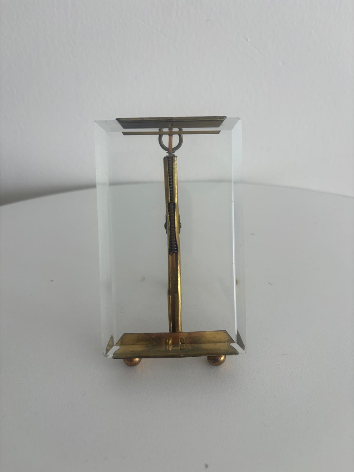 Brass & Glass Spring Back Photo Frame - Collector & Curator
