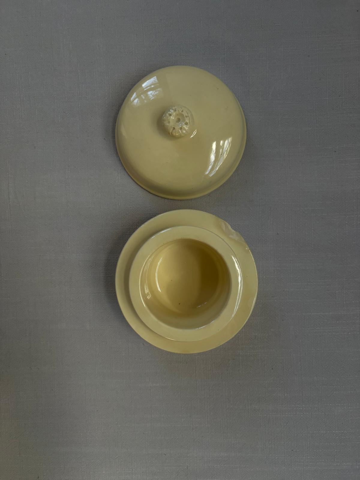 Simplex French Yellow Ceramic Covered Terrine - Collector & Curator