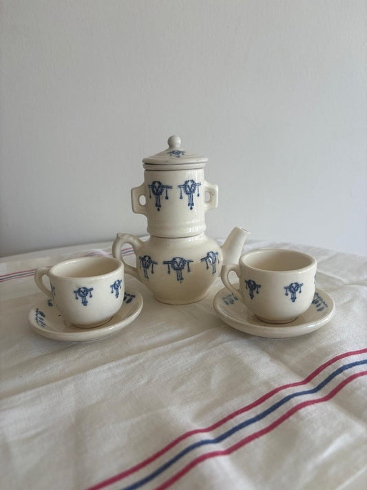 St Uze Miniature Porcelain Tea Set - Collector & Curator