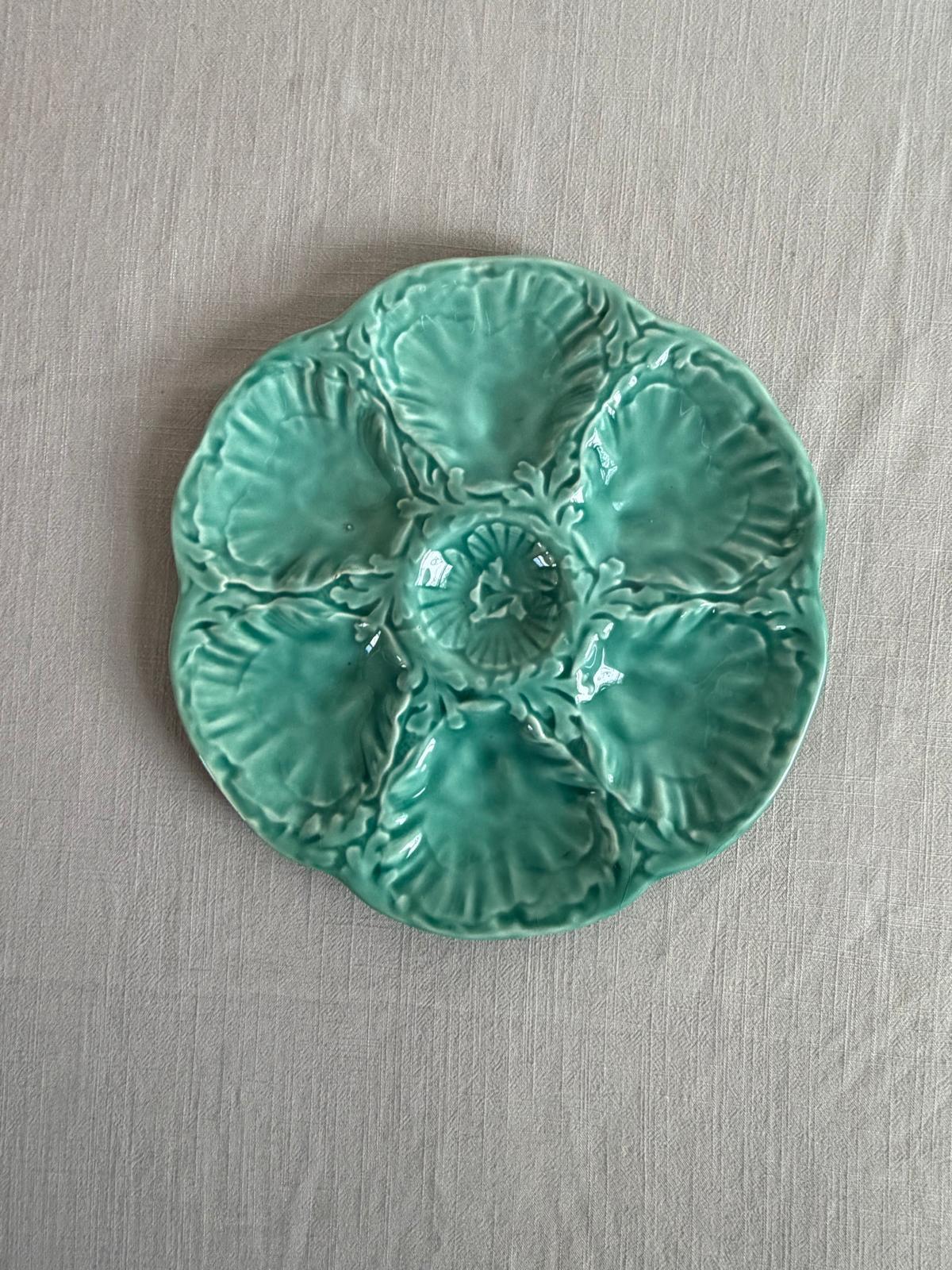 Lily of the Valley Plates, Asparagus Plate, Gien Oyster Plate - Collector & Curator