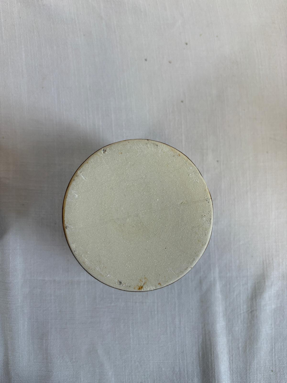 Vintage French Confit Pot Lidded Stoneware Jar - Collector & Curator