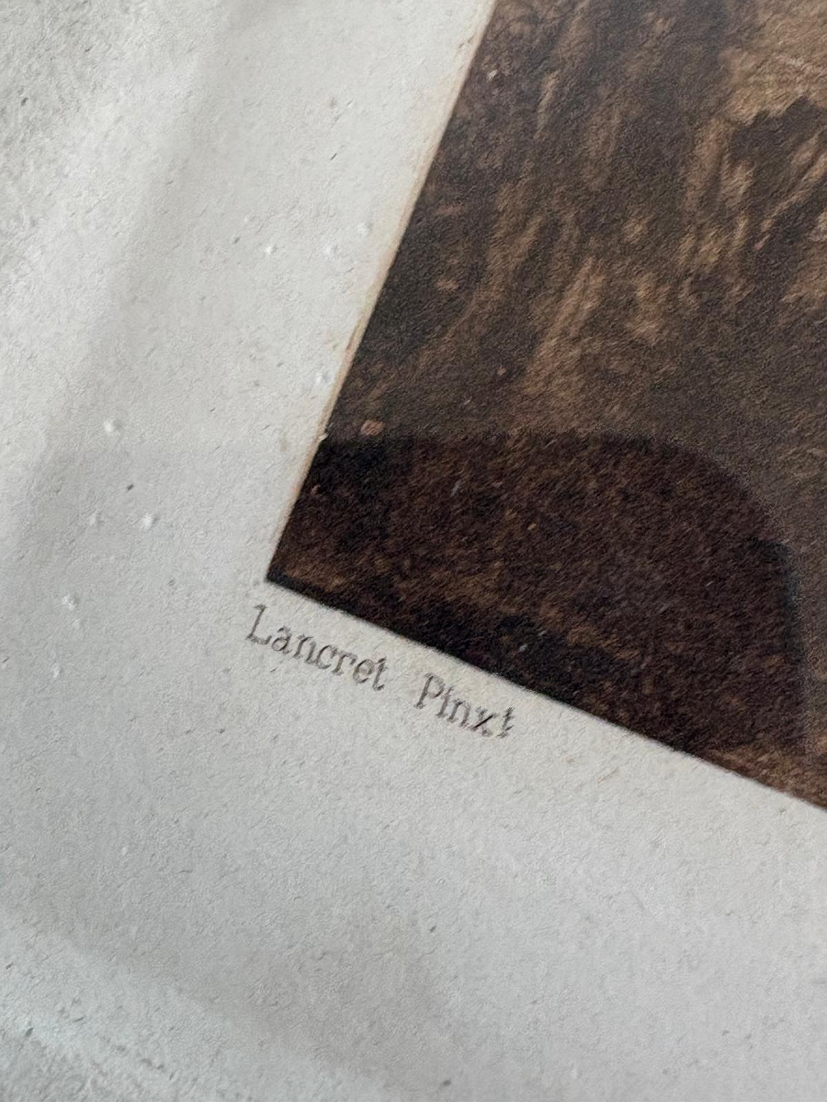Antique French “Le Printemps” Heliogravure after Lançeret in Gilt Frame - Collector & Curator