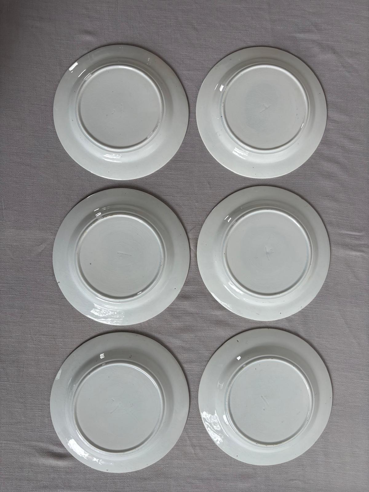 Set of 6 Schramberg Black and White Scenic Plates German Landscape - Collector & Curator