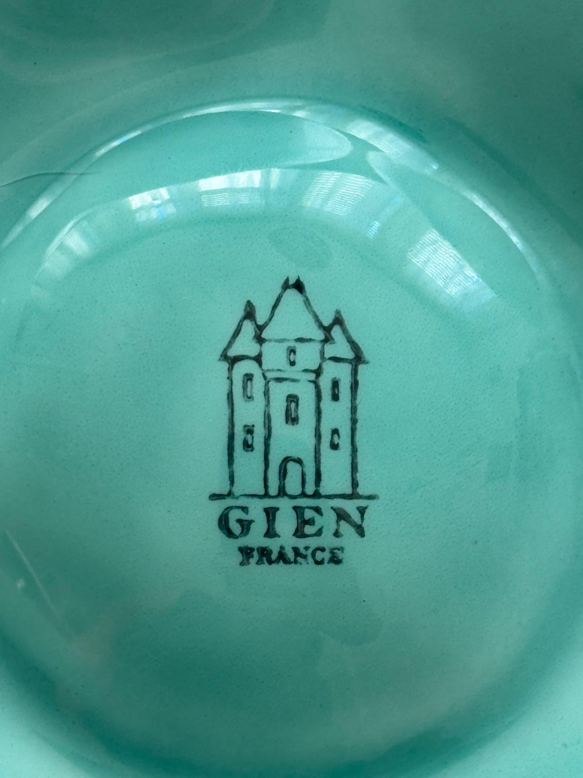 Faïencerie de Gien Green Oyster Plate - Collector & Curator