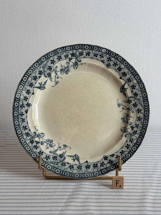 Alençon series by Choisy-le-Roi Plates E & F