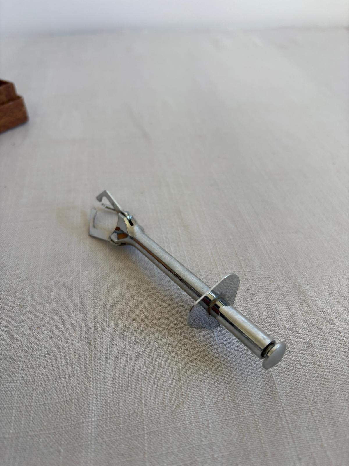 French Vintage Chrome Ice Tongs - Collector & Curator