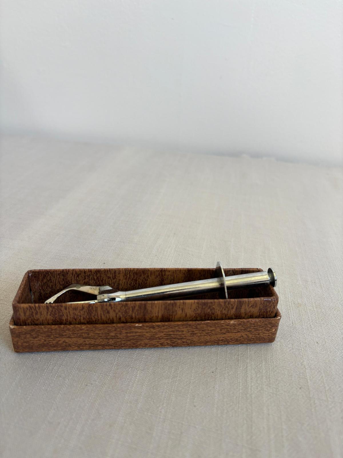 French Vintage Chrome Ice Tongs - Collector & Curator