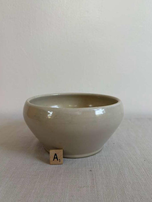 Vintage French Digoin Stoneware Mixing Bowl - Collector & Curator