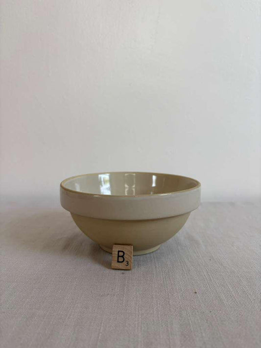 Vintage French Digoin Sarreguemines Stoneware Bowl No 60 - Collector & Curator