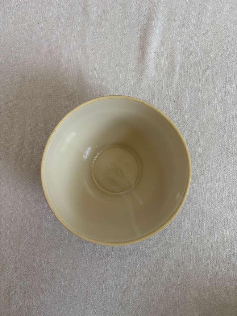 Vintage French Digoin Sarreguemines Stoneware Bowl No 60 - Collector & Curator