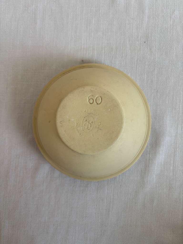 Vintage French Digoin Sarreguemines Stoneware Bowl No 60 - Collector & Curator