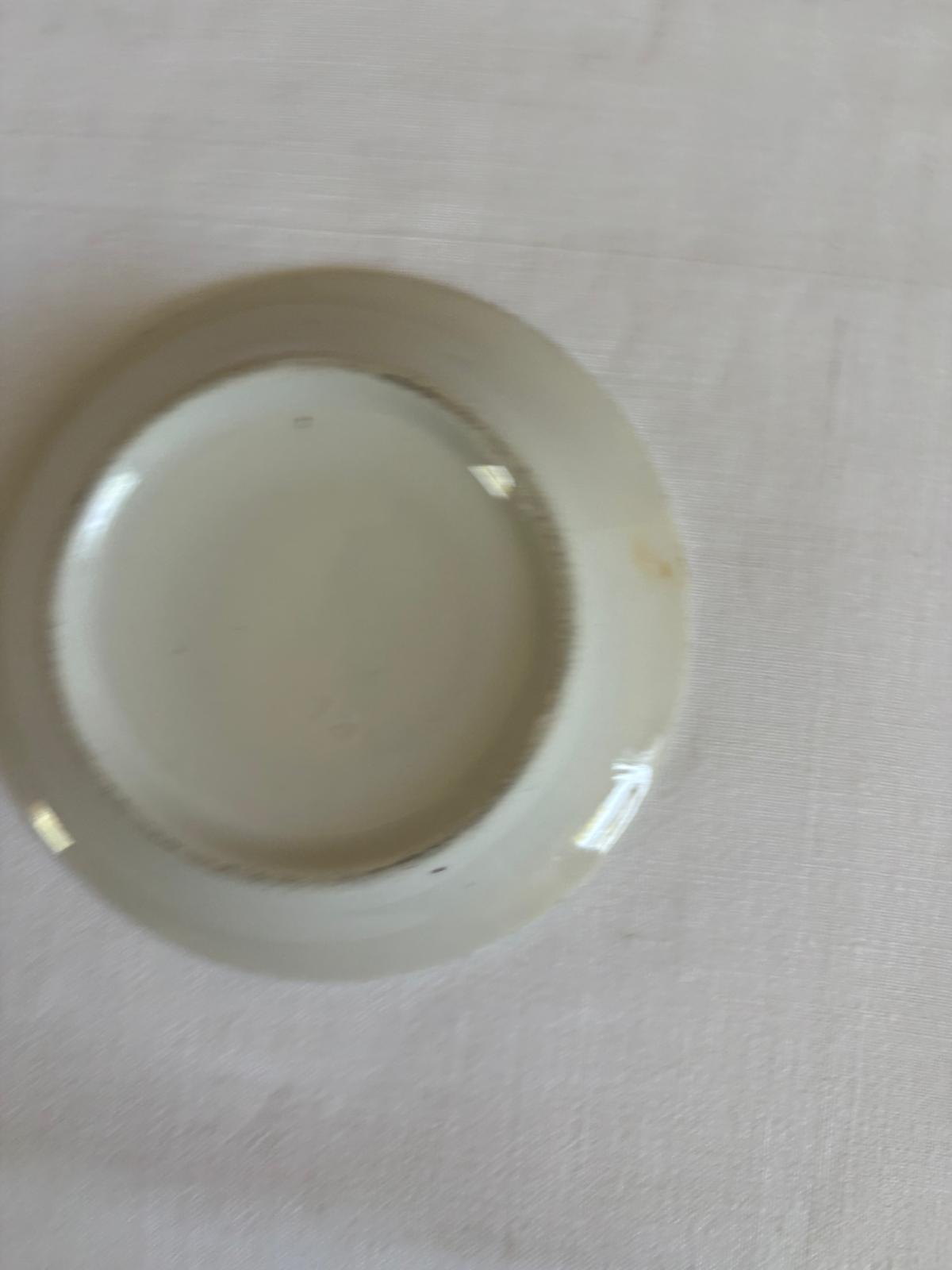 Antique French Absinthe Saucer 1F75 Bistro Coaster - Collector & Curator