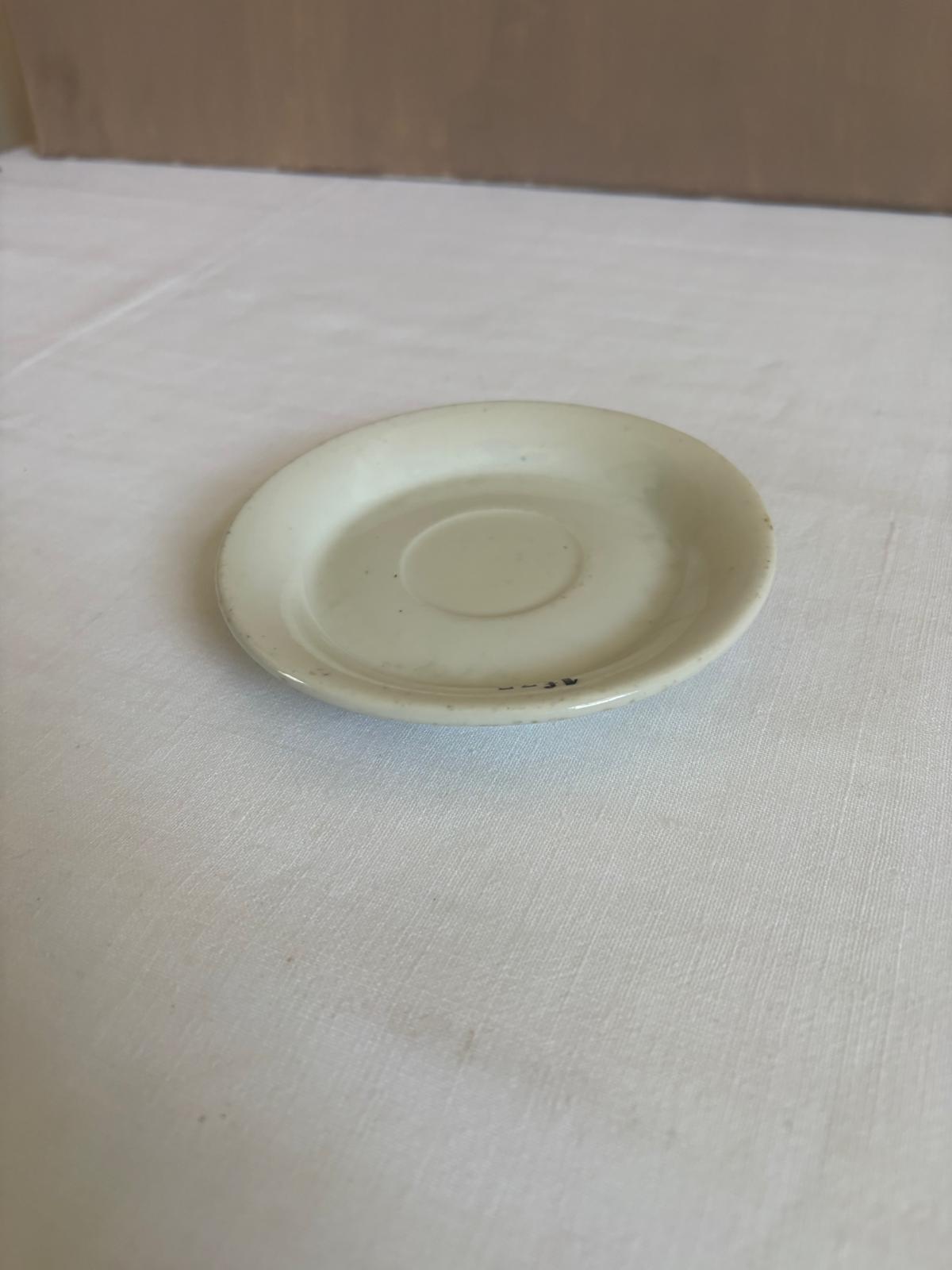 Antique French Absinthe Saucer 1F75 Bistro Coaster - Collector & Curator