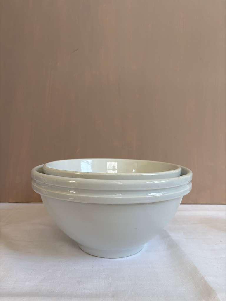 Vintage Banded Pillivuyt Mixing Bowls - Collector & Curator