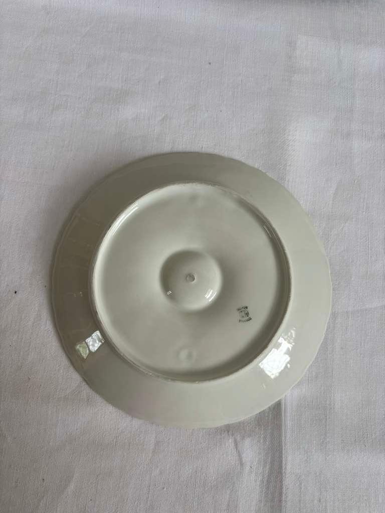 French White Mehun Oyster Plate