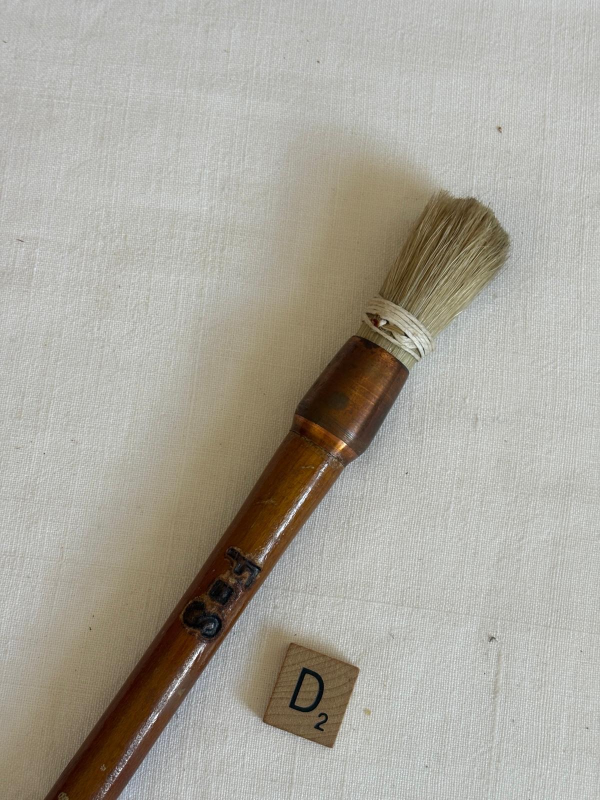 Vintage French Paintbrushes "B" and "D" - Collector & Curator