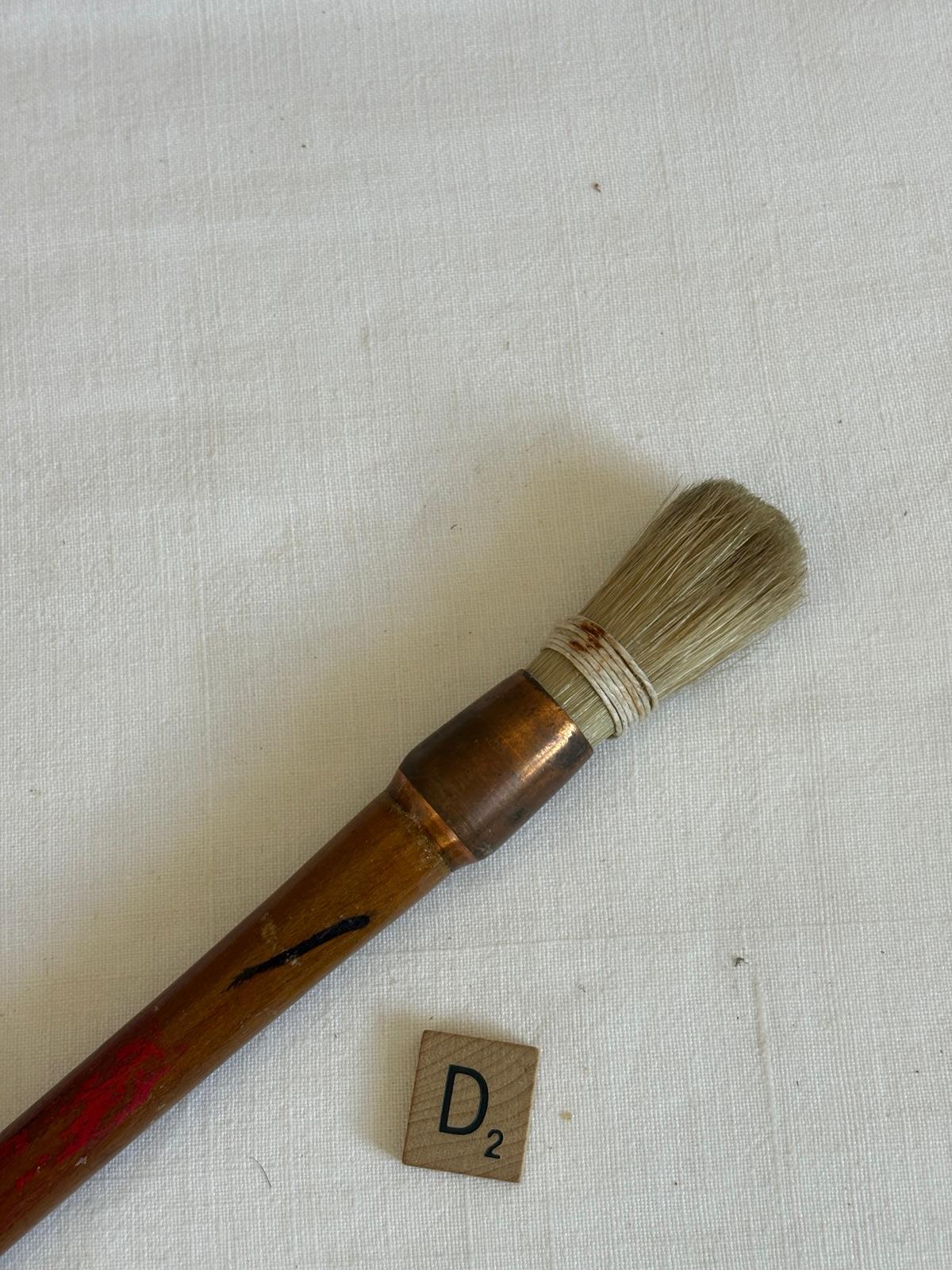 Vintage French Paintbrushes "B" and "D" - Collector & Curator
