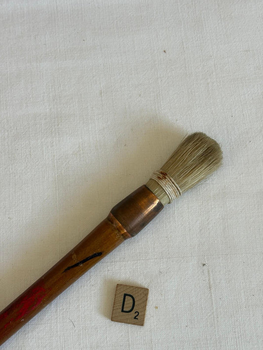 Vintage French Paintbrushes "B" and "D" - Collector & Curator