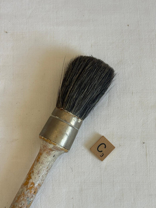Vintage French Paint Brush"C" - Collector & Curator