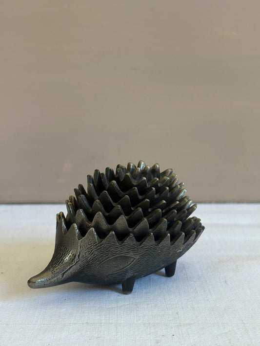 Vintage Nesting Hedgehog Ashtray Set