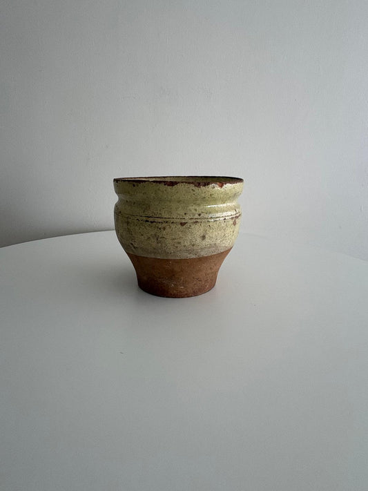 Antique French Glazed Terracotta Pot - Collector & Curator