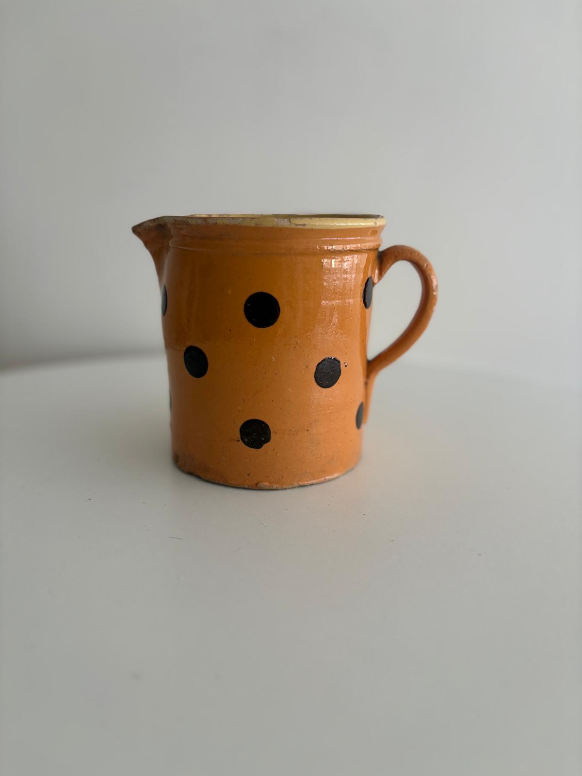 Early 20th Century French Glazed Earthenware Pitcher - Collector & Curator