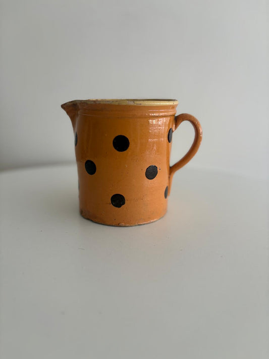 Early 20th Century French Glazed Earthenware Pitcher - Collector & Curator