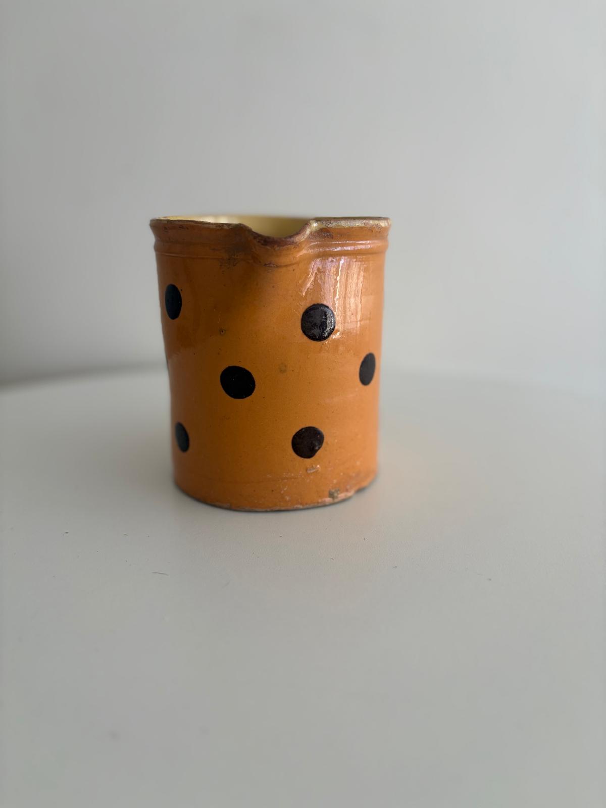 Early 20th Century French Glazed Earthenware Pitcher - Collector & Curator