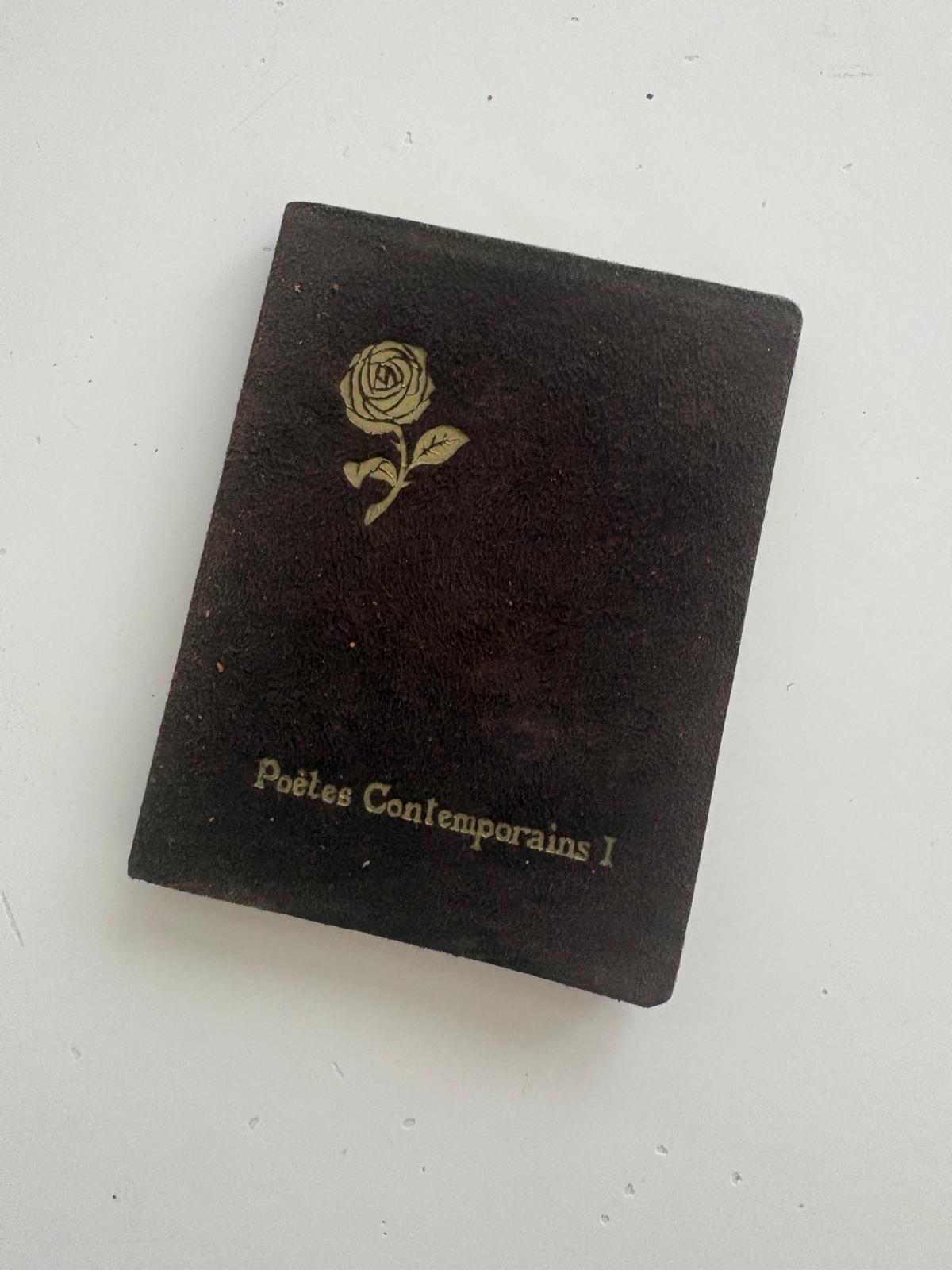 Vintage French Poetry Book, Les Roses de France, Les Poètes Contemporains Tome I