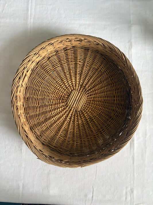 Vintage French Wicker Basket - Collector & Curator