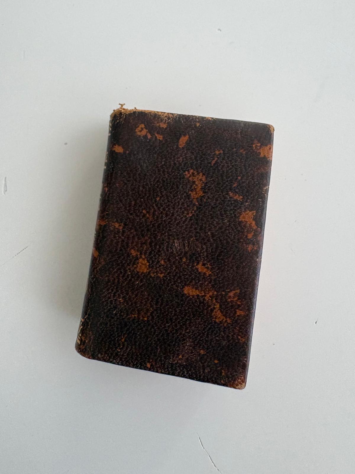 Antique Liliput English German Dictionary Miniature Book, Leipzig Schmidt & Günther