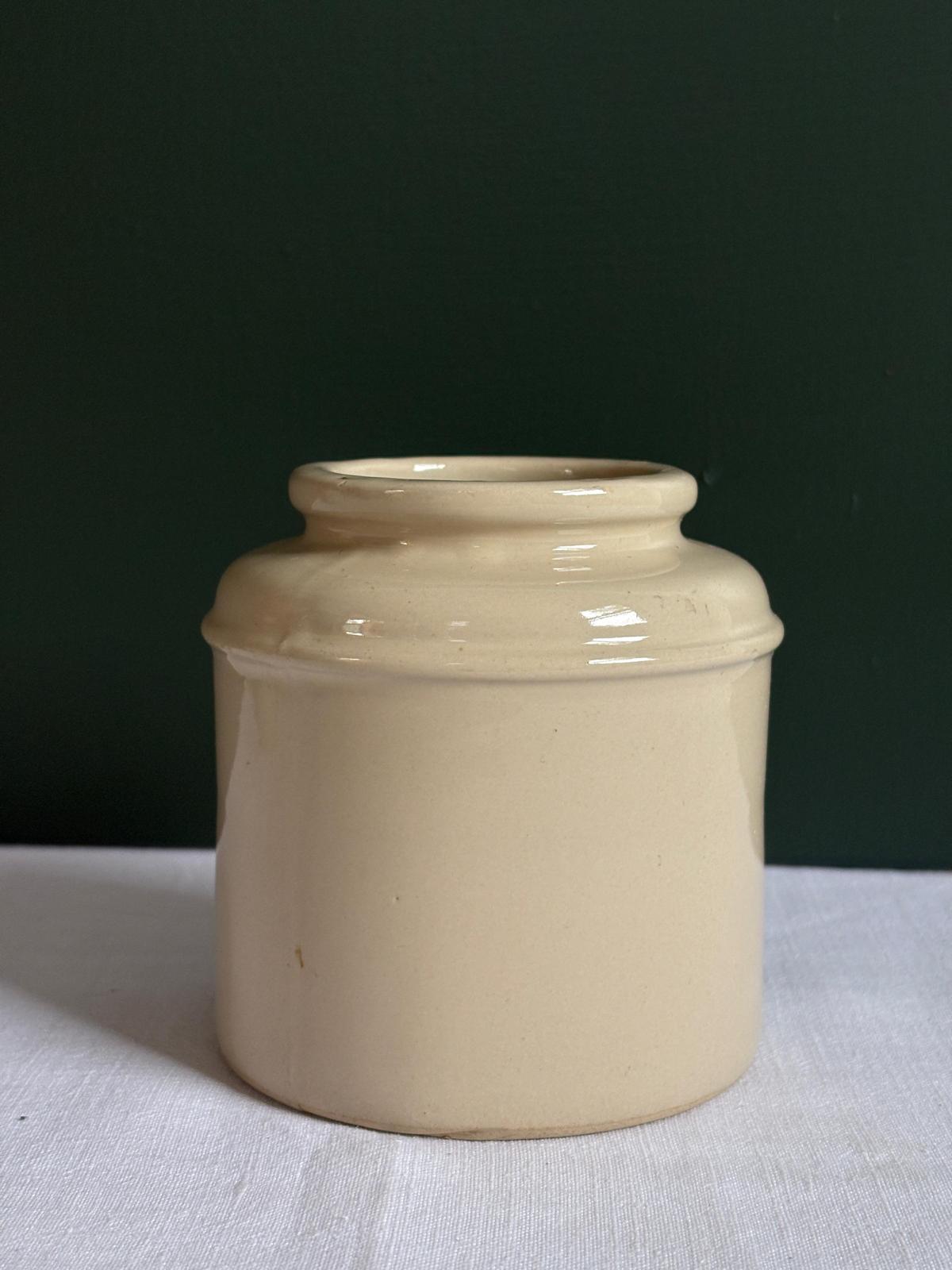 French Mustard Jars x 2