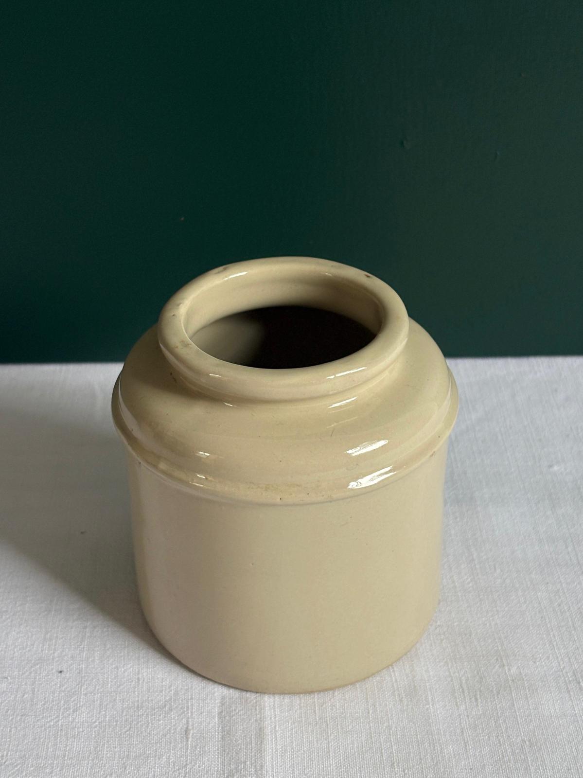 French Mustard Jars x 2