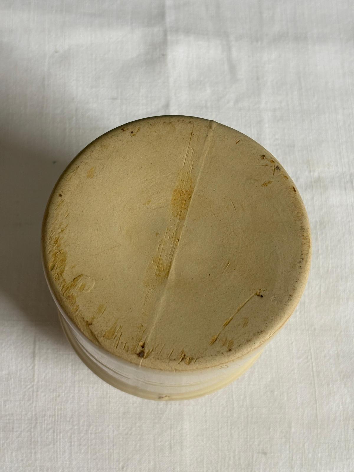French Mustard Jars x 2