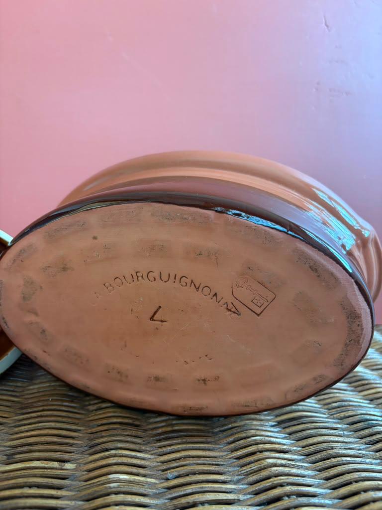 Vintage French Bourguignonne Rabbit Terrine Dish