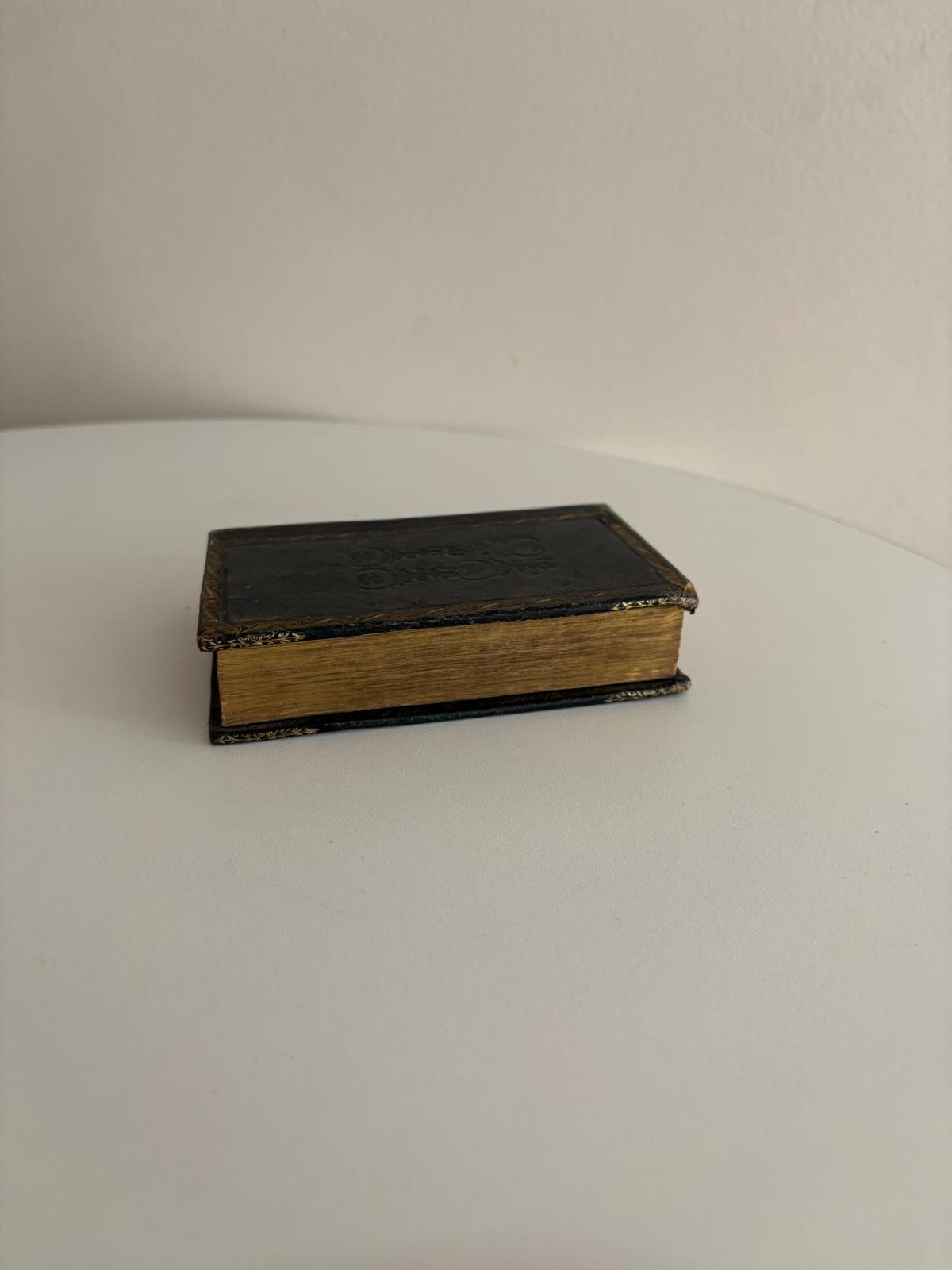 Antique French Protestant Psalms and Prayer Book with Hand-Painted 1841 Inscription - Collector & Curator